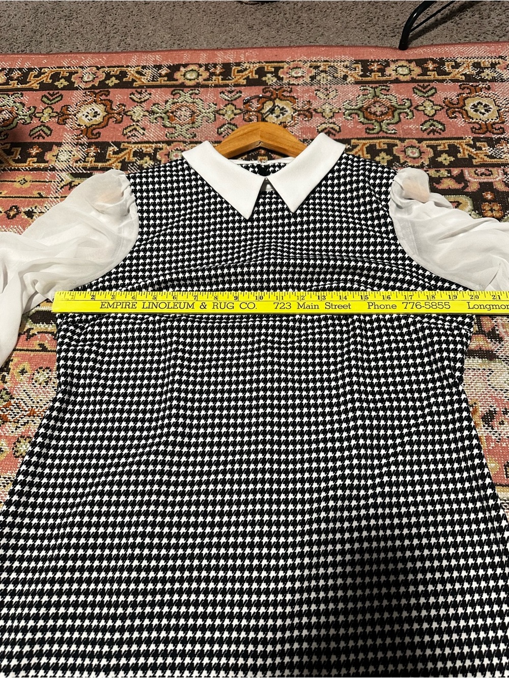 Shelby & Palmer 60s inspired dress with sheet sleeves